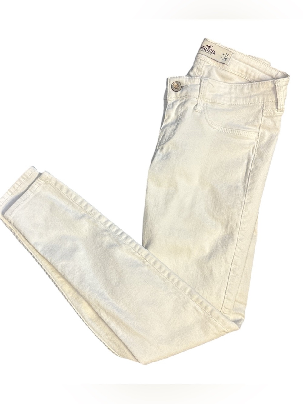 Women’s Hollister White Skinny Jeans W26 L29